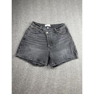 Abercrombie & Fitch The Dad Short High Rise Women's Denim Shorts Size 27/4